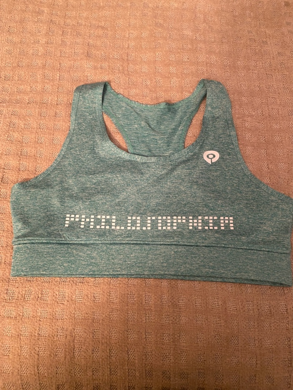 Performance Racerback Sports Bra - Teal